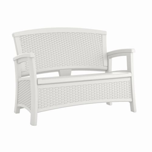 Suncast Commercial Loveseat with Storage, Ice Cube